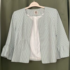 Striped Anne Klein Blazer Jacket